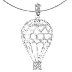 14K or 18K Gold Hot Air Balloon Pendant