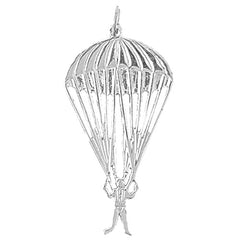 14K or 18K Gold Parachuter Pendant