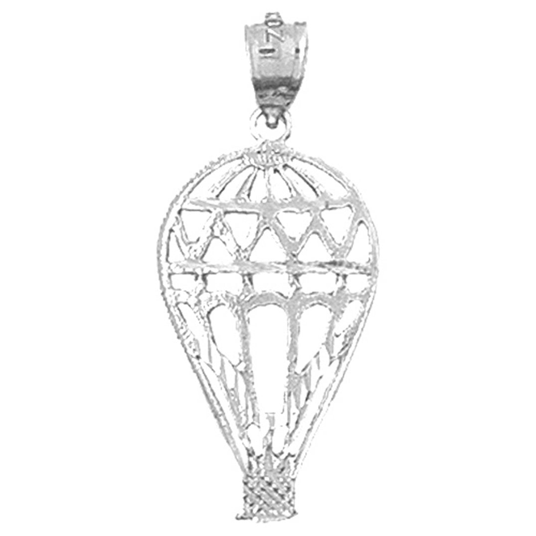 14K or 18K Gold Hot Air Balloon Pendant