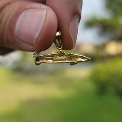 10K, 14K or 18K Gold Race Car Pendant