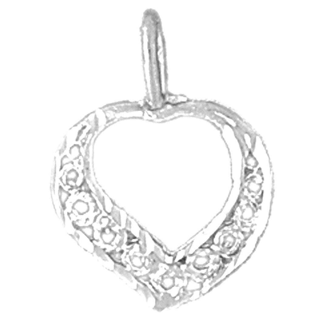 14K or 18K Gold Heart Pendant