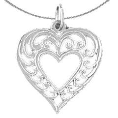 14K or 18K Gold Heart Pendant