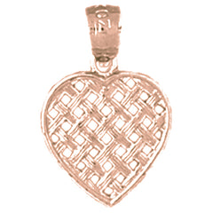 14K or 18K Gold Heart Pendant