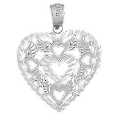 14K or 18K Gold Heart Pendant