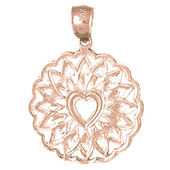 14K or 18K Gold Heart Pendant