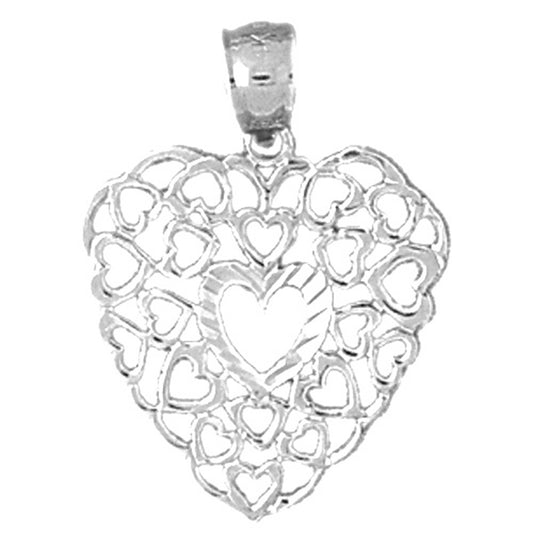 14K or 18K Gold Heart Pendant