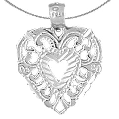 14K or 18K Gold Heart Pendant