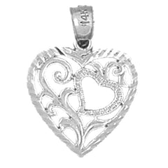 14K or 18K Gold Heart Pendant