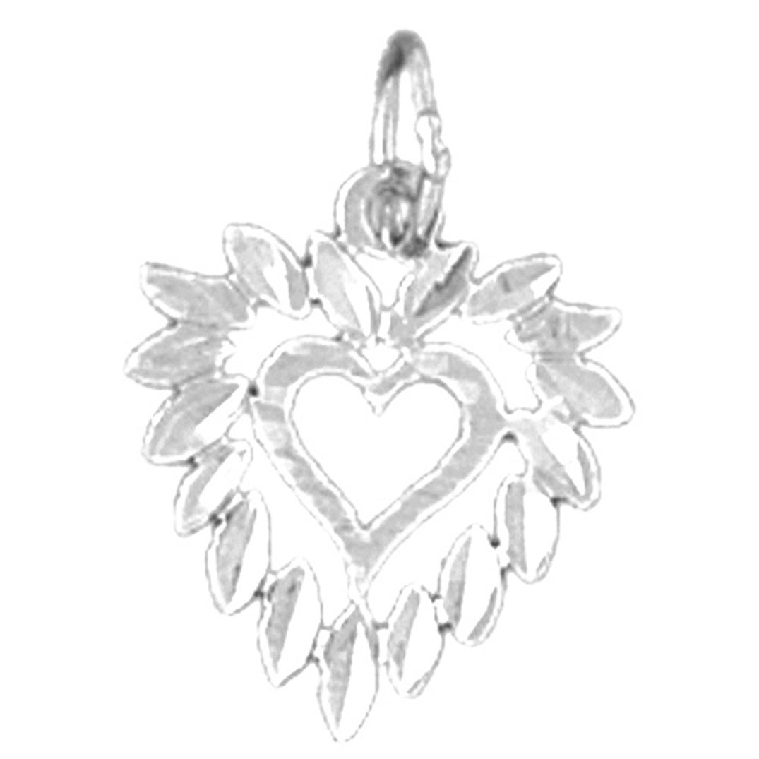 14K or 18K Gold Heart Pendant