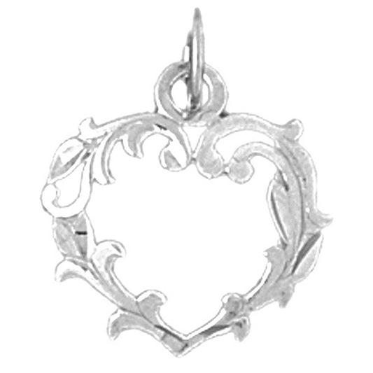 14K or 18K Gold Heart Pendant