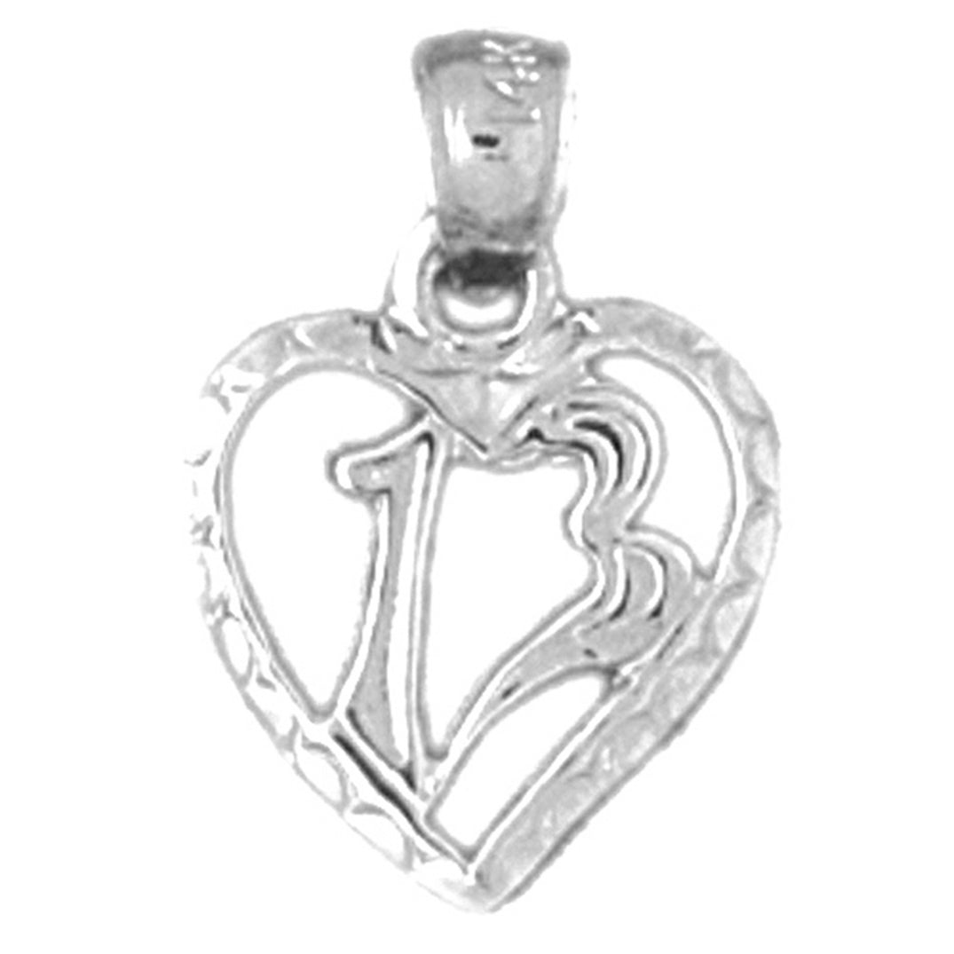 14K or 18K Gold Heart Pendant