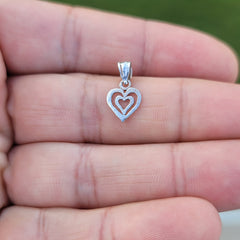 14K or 18K Gold Heart Pendant