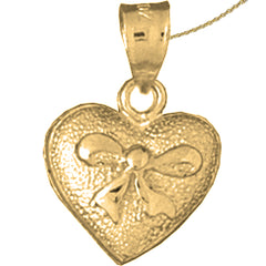 14K or 18K Gold Heart Pendant