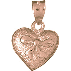 14K or 18K Gold Heart Pendant