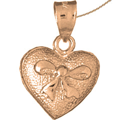 14K or 18K Gold Heart Pendant