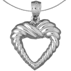 14K or 18K Gold Heart Pendant