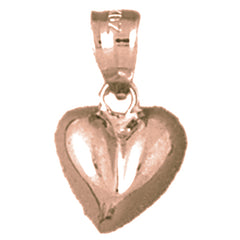 14K or 18K Gold Heart Pendant