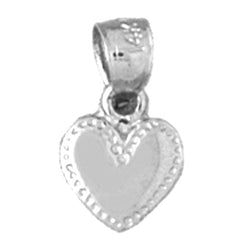 14K or 18K Gold Heart Pendant