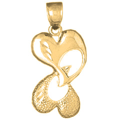 14K or 18K Gold Heart Pendant