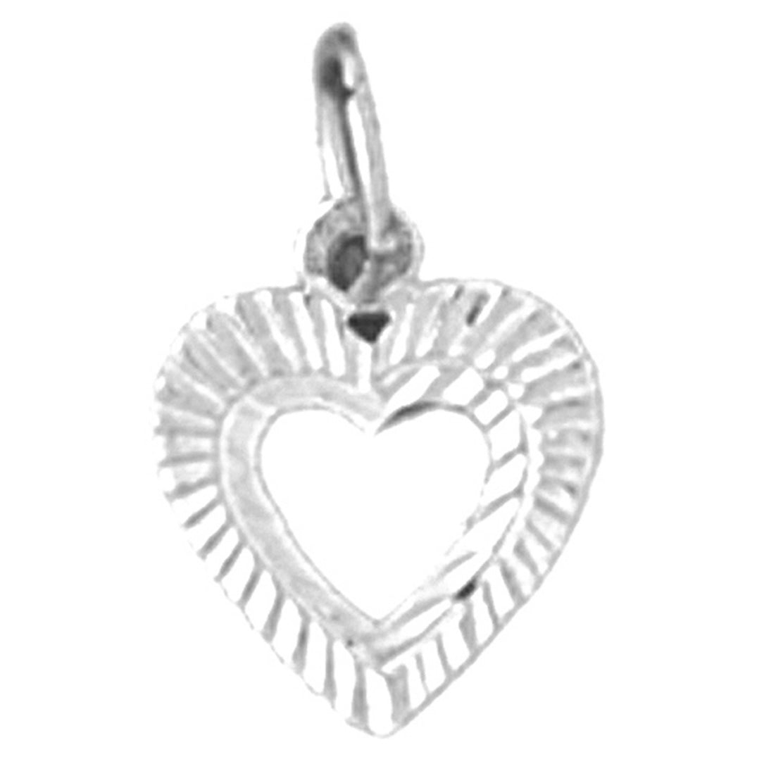 14K or 18K Gold Heart Pendant