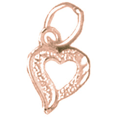 14K or 18K Gold Heart Pendant