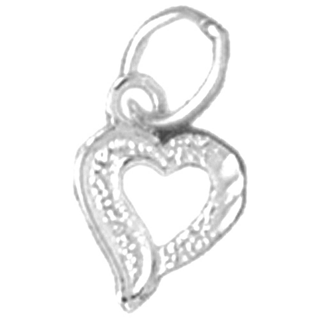 14K or 18K Gold Heart Pendant