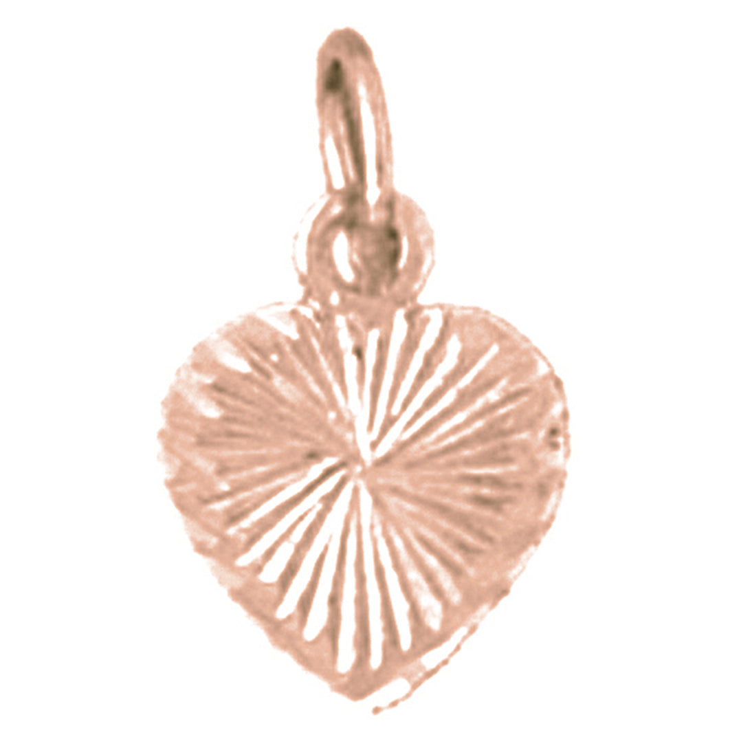 14K or 18K Gold Heart Pendant