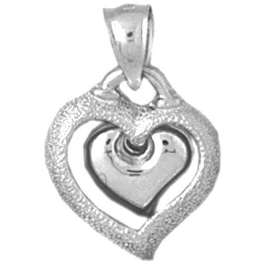 14K or 18K Gold Heart Pendant