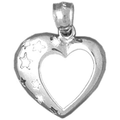 14K or 18K Gold Heart Pendant