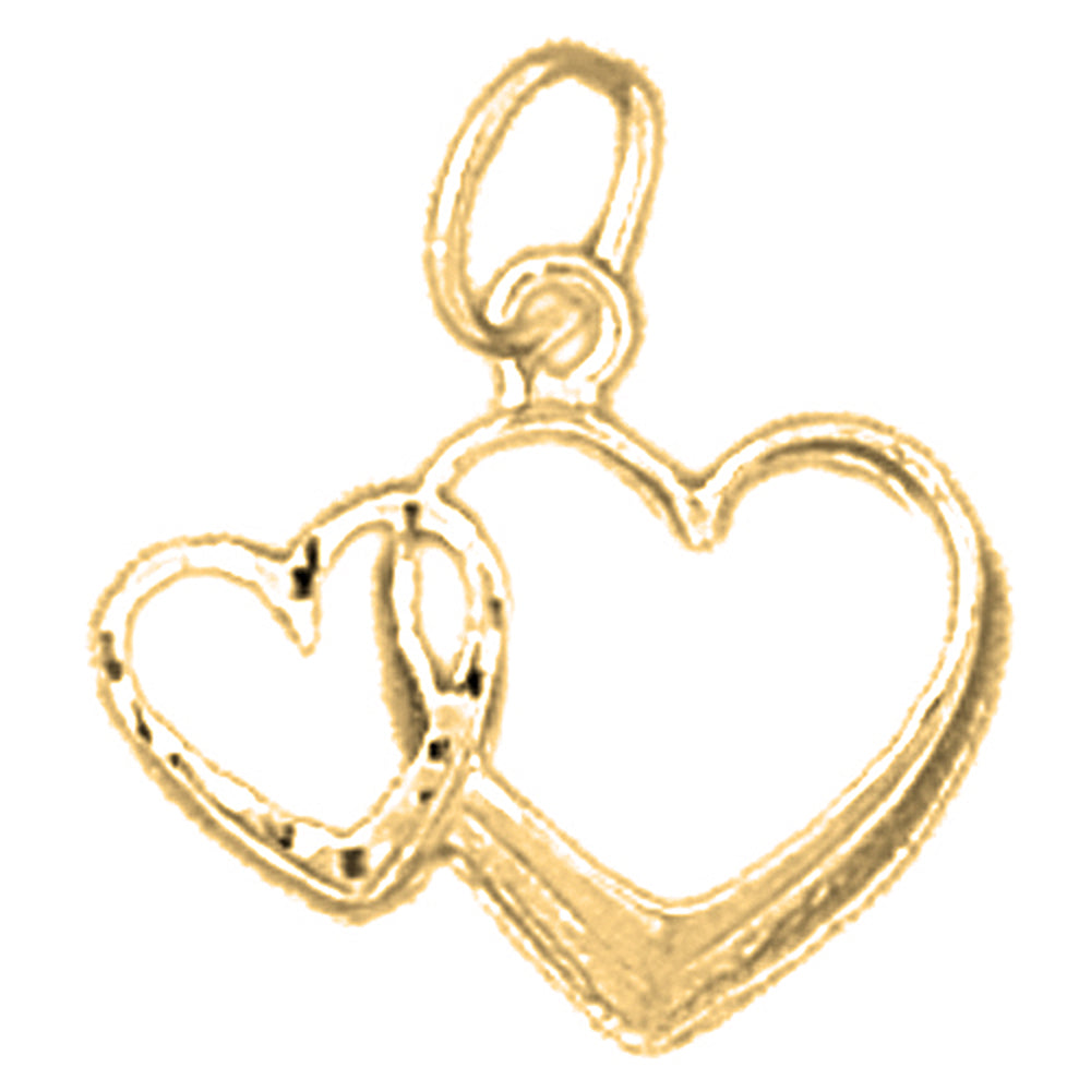 14K or 18K Gold Heart Pendant