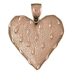 10K, 14K or 18K Gold Heart Pendant