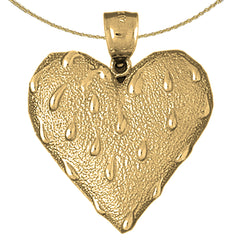 10K, 14K or 18K Gold Heart Pendant