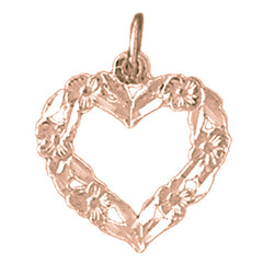 14K or 18K Gold Heart Pendant