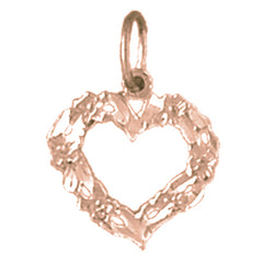 14K or 18K Gold Heart Pendant