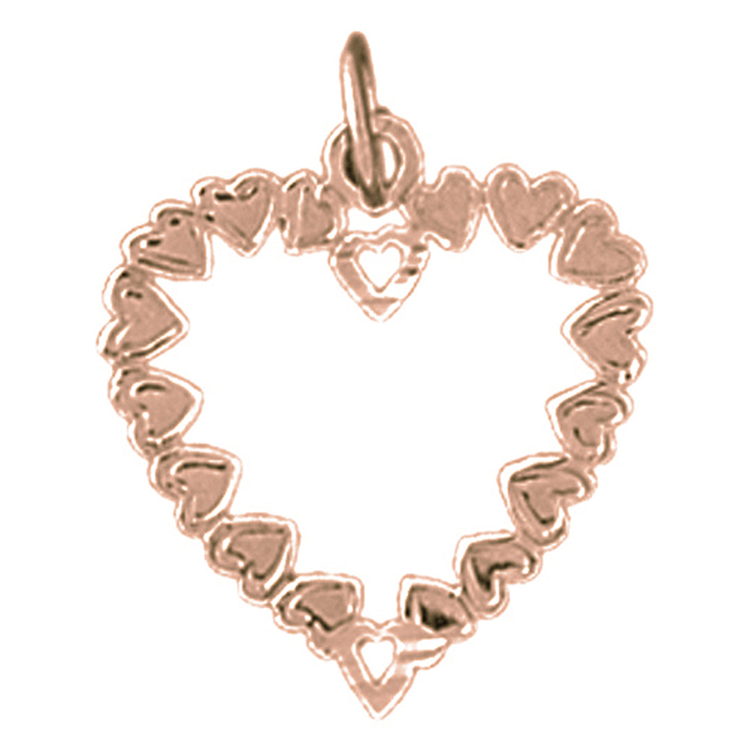 14K or 18K Gold Heart Pendant