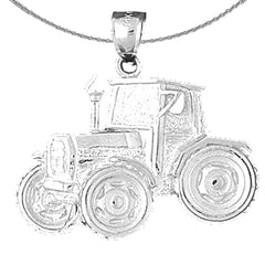 Colgante de tractor de oro de 10K, 14K o 18K