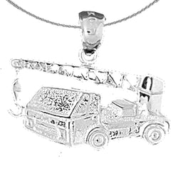 10K, 14K or 18K Gold Truck Pendant