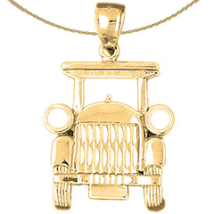 Colgante de coche Buggy de oro de 10K, 14K o 18K