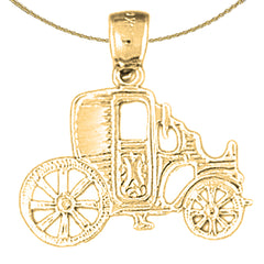 14K or 18K Gold Car Pendant