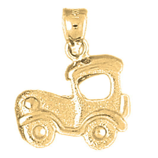 14K or 18K Gold Car Pendant