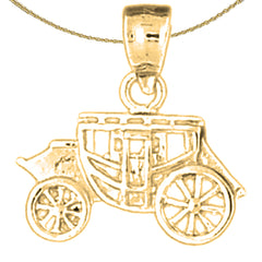 14K or 18K Gold Car Pendant