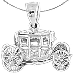 10K, 14K or 18K Gold Car Pendant