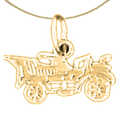 14K or 18K Gold Car Pendant