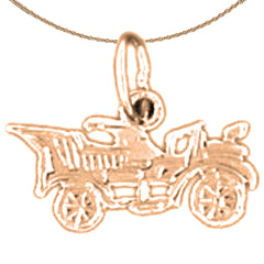 14K or 18K Gold Car Pendant