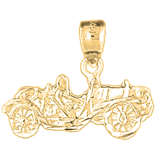 14K or 18K Gold Car Pendant