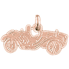 14K or 18K Gold Car Pendant