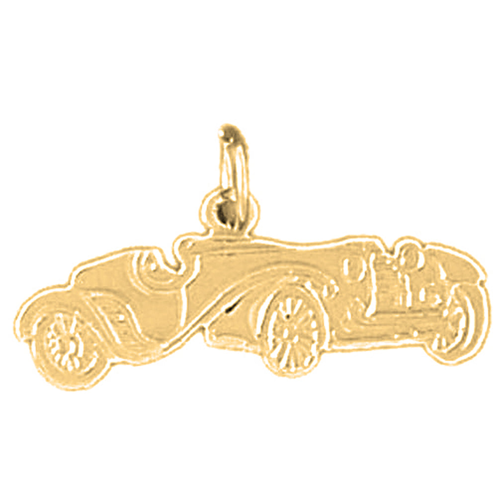 14K or 18K Gold Car Pendant