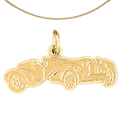 14K or 18K Gold Car Pendant