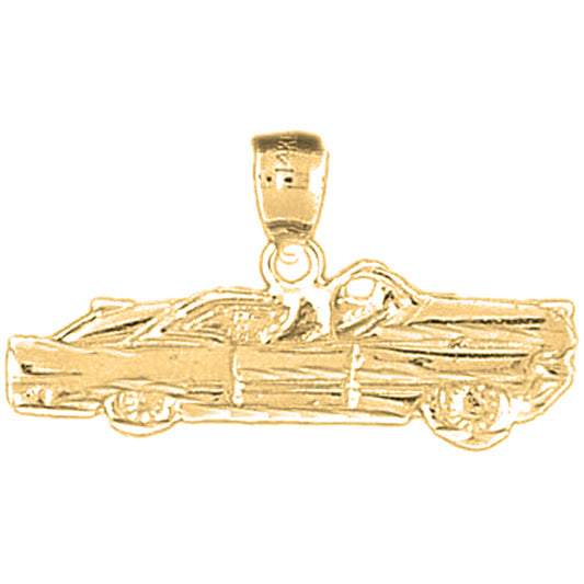 14K or 18K Gold Car Pendant