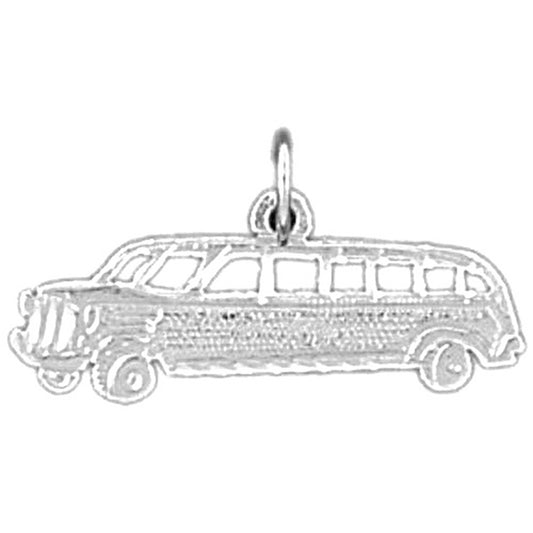 14K or 18K Gold Limo Pendant
